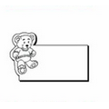 Bear Notekeeper Magnet - 20 Mil Spot or Process Color (2"x3 1/4")